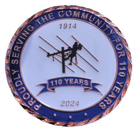 Electric Department coin to celebrate 110 years in 2024